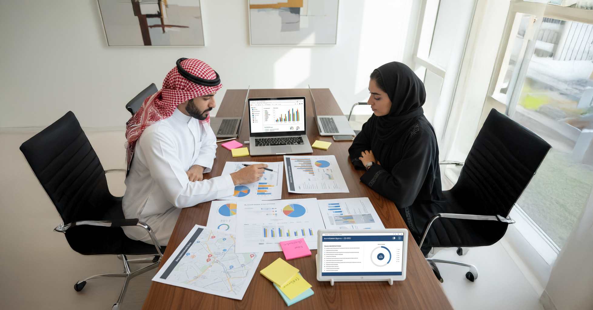 فريق عمل احترافي في مكتب استقدام